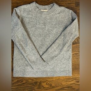 LOFT Heather Gray Knit Top